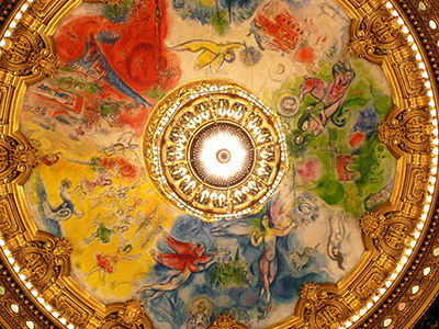 Ceiling of Paris Opera House Marc Chagall